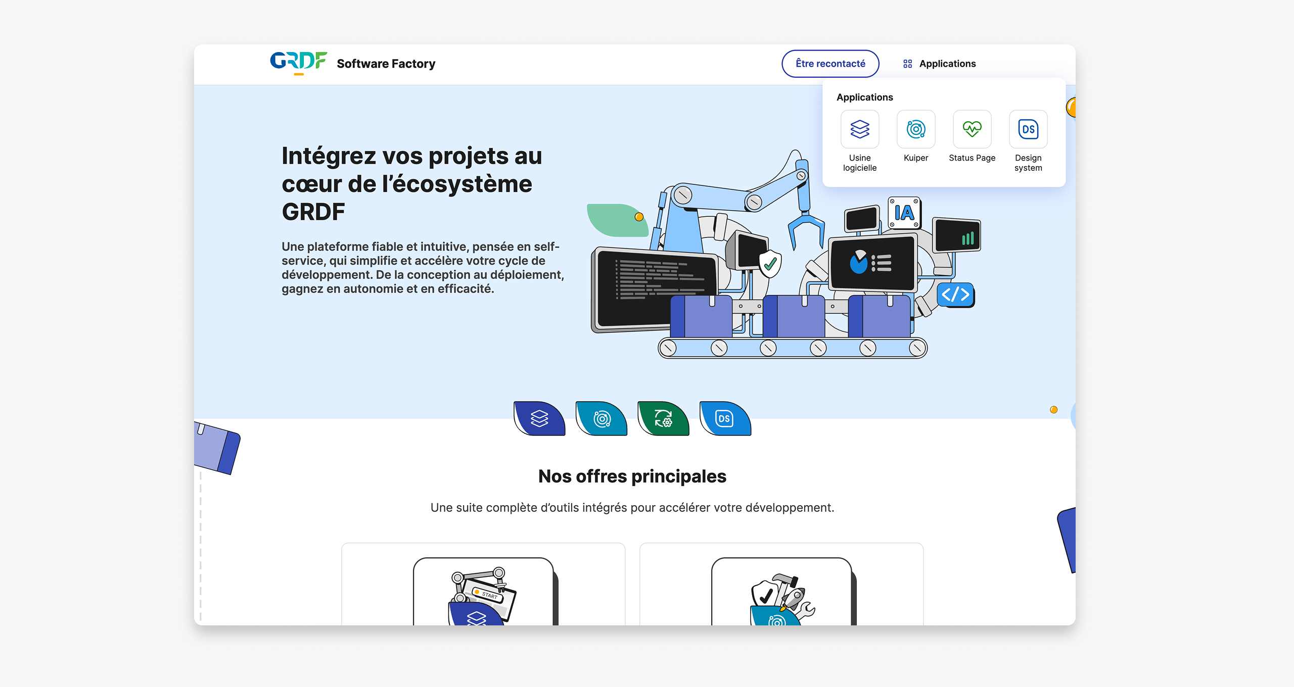 Software Factory — Aperçu du projet